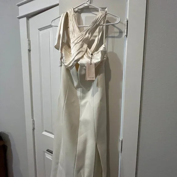 White Midi Cinq a Sept Dress - Picture 6 of 7